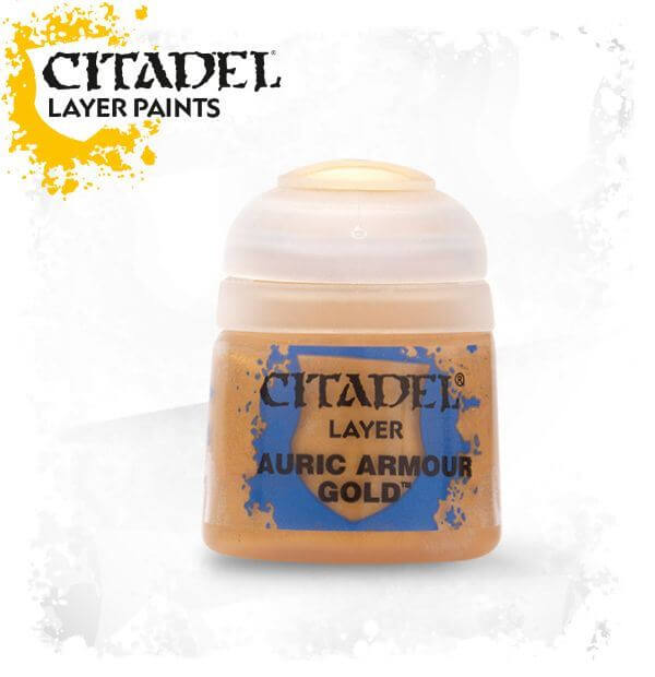 Auric Armour Gold (12ml) - Layer - Citadel Acrylic Paint - CuriousMinds.co.uk