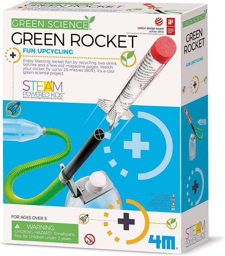 Great Gizmos Green Science Green Rocket - CuriousMinds.co.uk
