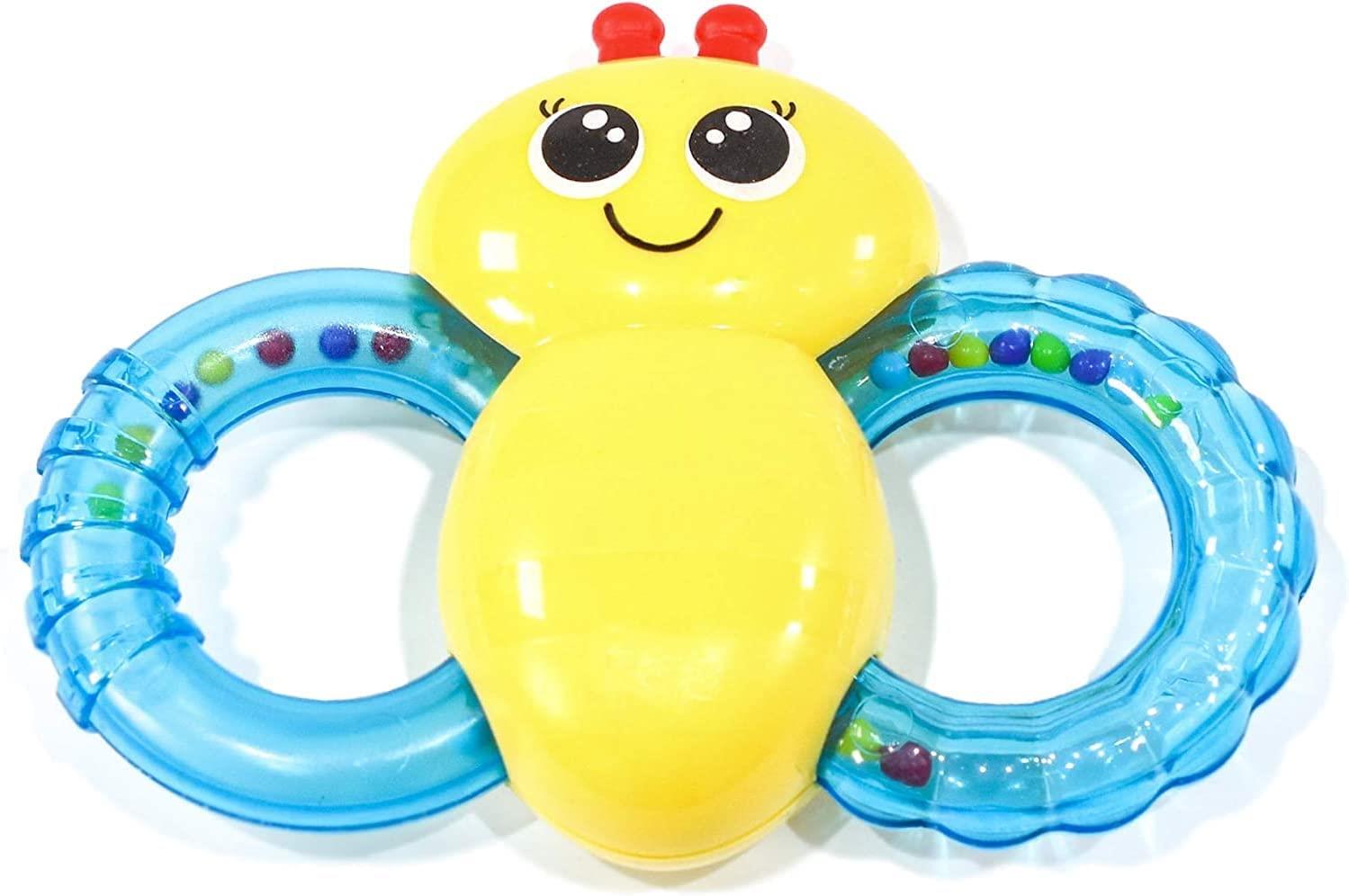 Baby's Soothing Bee Teething Rattle Sensory Toy – Curious Minds
