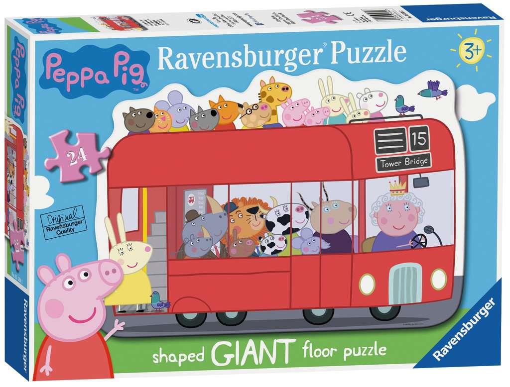 Ravensburger Peppa Pig Fun Day Out 24 Piece Shaped Giant Floor Jigsaw Puzzle - CuriousMinds.co.uk