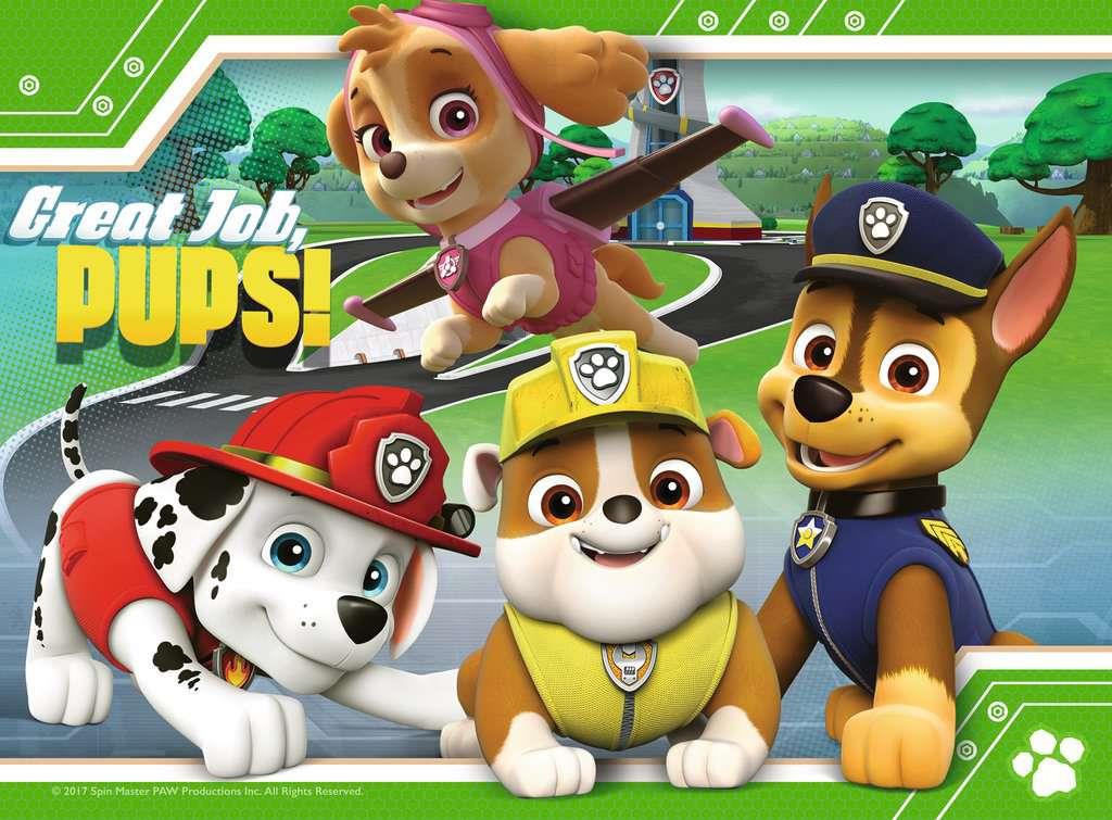 Ravensburger Paw Patrol 4 In A Box Jigsaw Puzzle - CuriousMinds.co.uk