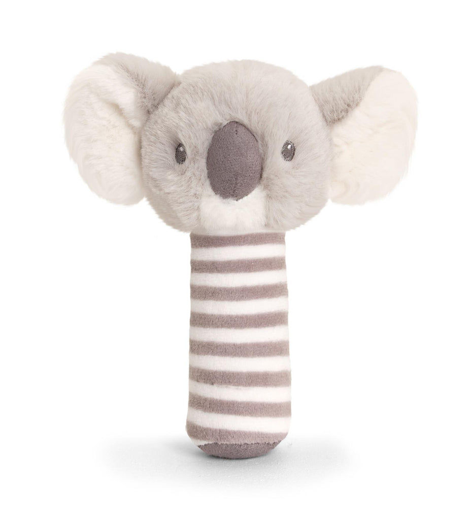 Keeleco Baby Cosy Koala Stick Rattle 14cm - CuriousMinds.co.uk