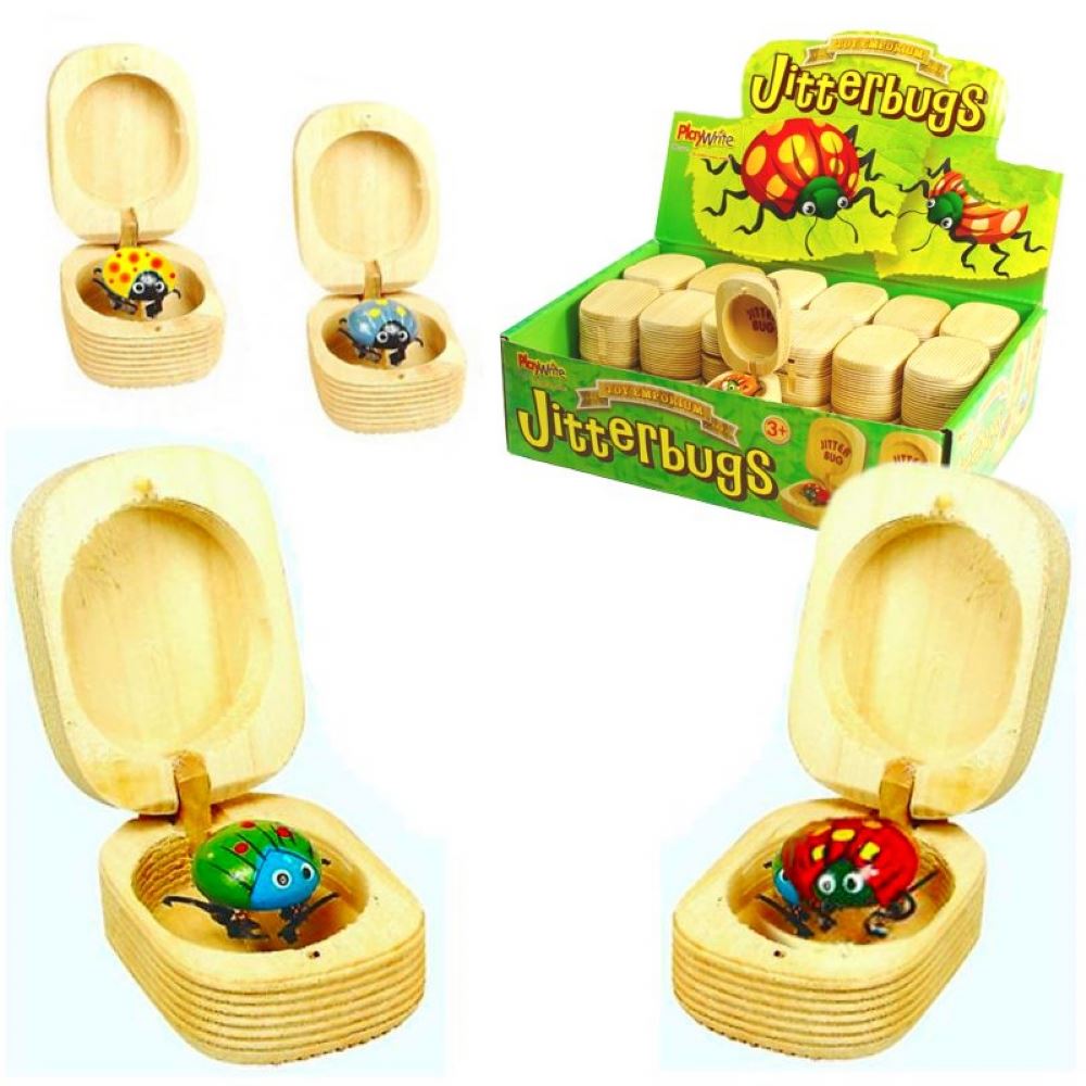 Traditional Wooden Jitterbug Toy (single) – Curious Minds