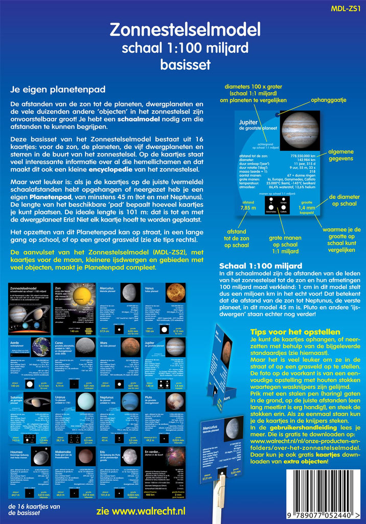 Zonnestelselmodel 2015, basic set (Dutch Planet Path) - CuriousMinds.co.uk