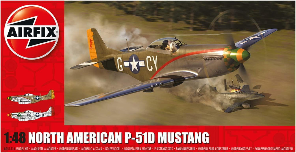 Airfix 1/48 North American P-51D Mustang (A05131A) - CuriousMinds.co.uk