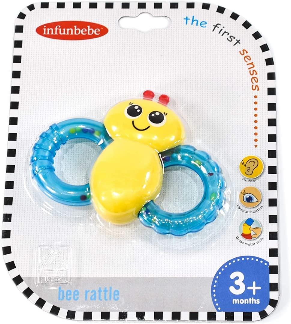 Baby's Soothing Bee Teething Rattle Sensory Toy – Curious Minds