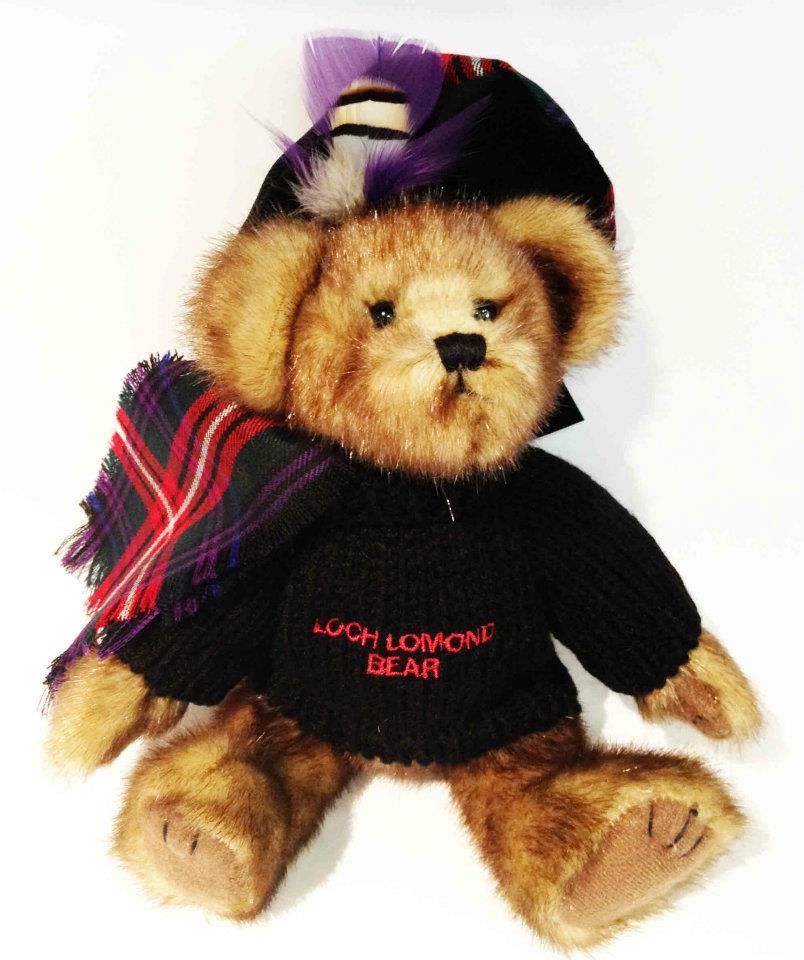 Ronnie Hek Braveheart Tartan Loch Lomond Bear - CuriousMinds.co.uk